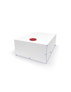 SERBATOIO ACQUA DA 72 LT COLORE BIANCO MISURA 46X23X68 2