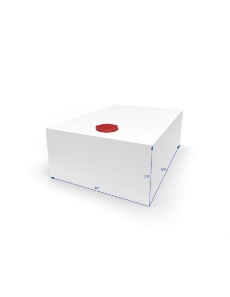 SERBATOIO ACQUA DA 72 LT COLORE BIANCO MISURA 46X23X68
