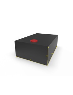 SERBATOIO ACQUA DA 72 LT CLORE NERO MISURA CM 46X23X68 2