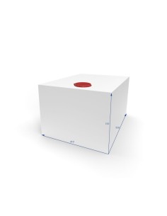 SERBATOIO ACQUA LITRI 69 COLORE BIANCO MISURE 41X31X55 2