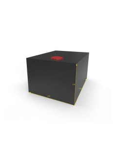 SERBATOIO ACQUA LITRI 69 COLORE NERO MISURE 41X31X55 2