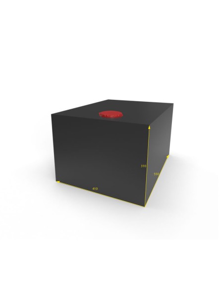 SERBATOIO ACQUA LITRI 69 COLORE NERO MISURE 41X31X55