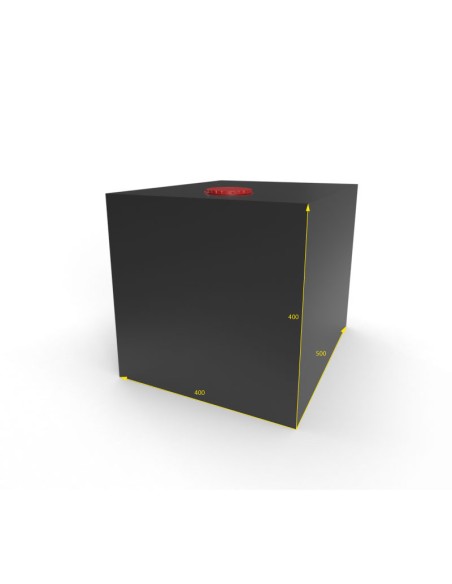 SERBATOIO ACQUA DA  80 LT COLORE NERO MISURA 40X40X50