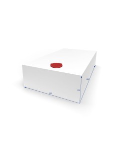 SERBATOIO ACQUA LT 84  COLORE BIANCO MISURE 48X20X88 2