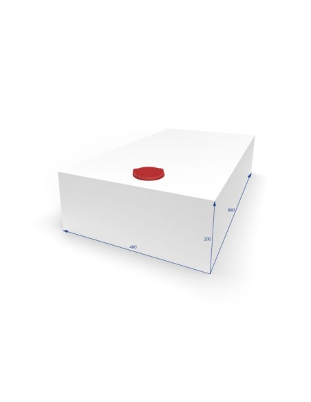 SERBATOIO ACQUA LT 84  COLORE BIANCO MISURE 48X20X88