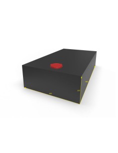 SERBATOIO ACQUA LT 84 COLORE NERO MISURE 48X20X88 2