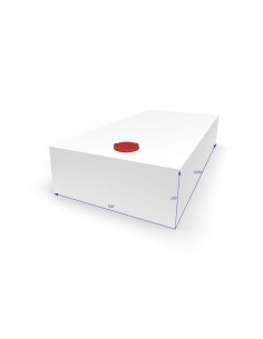 SERBATOIO ACQUA DA 100 LT  COLORE BIANCO MISURE 50X20X100 2