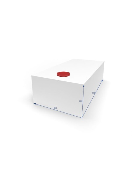 SERBATOIO ACQUA LT 64 COLORE BIANCO MISURA 38X22X77