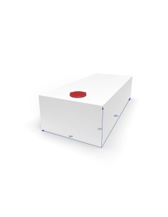 SERBATOIO ACQUA DA 73 LITRI COLORE BIANCO MISURE 38X22X88 2