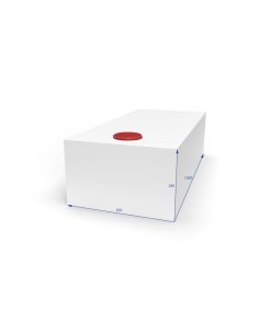 SERBATOIO ACQUA DA 125 LITRI COLORE BIANCO MISURE 45X28X100 2