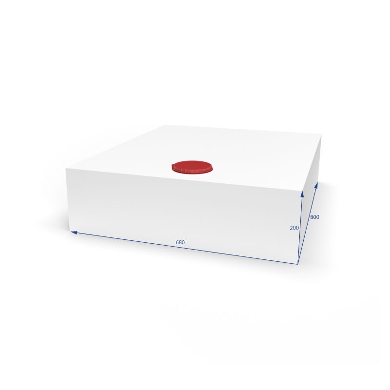 SERBATOIO ACQUA 108 LT COLORE BIANCO MISURE...