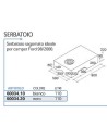 SERBATOIO SAGOMATO PER FORD TELAIO DAL 98-2000 BIANCO LT 110