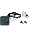 KIT PANNELLO TEST 12 VOLT A LED CON SONDE MODELLO MT214 PER CONTROLLO LIVELLO ACQUA SEBATOIO COLORE GRIGIO