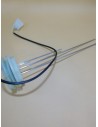 KIT PANNELLO TEST 12 VOLT A LED CON SONDE MODELLO MT214 PER CONTROLLO LIVELLO ACQUA SEBATOIO COLORE GRIGIO