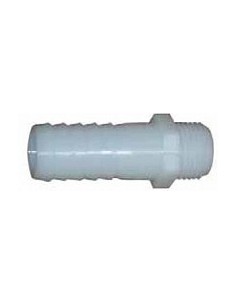 PORTAGOMMA DRITTO FILETTATO 1/2 X 20 BIANCO
