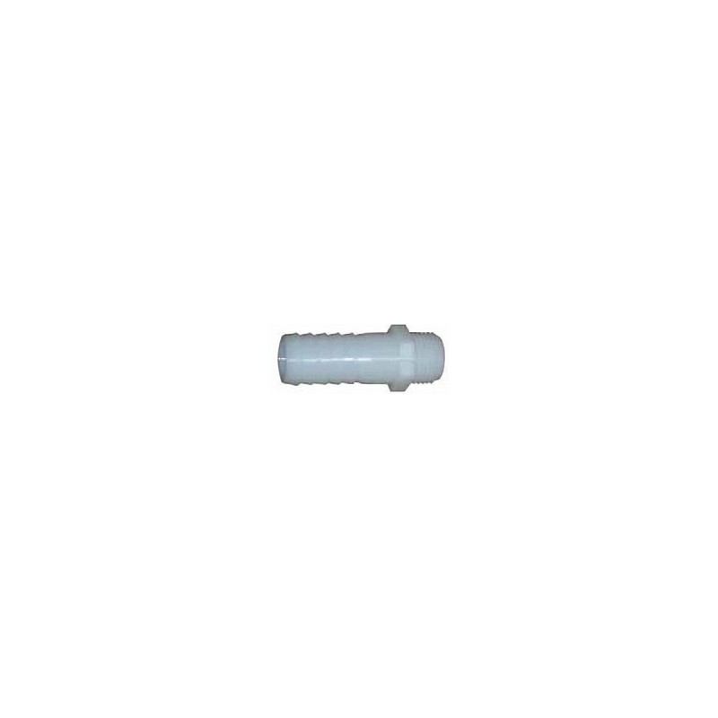 PORTAGOMMA DRITTO FILETTATO 1/2 X 20 BIANCO