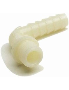PORTAGOMMA CURVO FILETTATO 1/2 X 13 BIANCO
