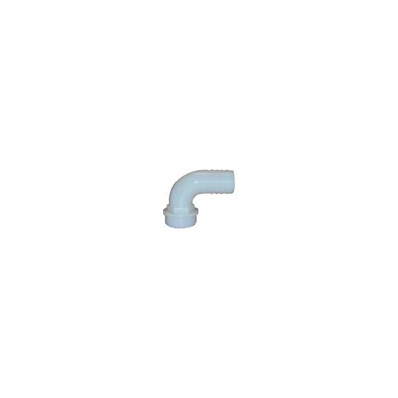 PORTAGOMMA CURVO FILETTATO 1   1/4 X 32 BIANCO