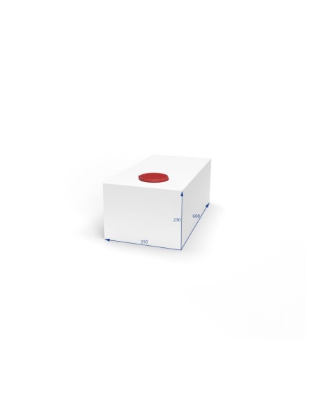SERBATOIO ACQUA DA 44 LT COLORE BIANCO MISURE 31X23X60