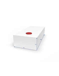 SERBATOIO ACQUA 102 LT COLORE BIANCO MISURE 44X23X100 2