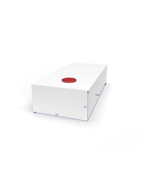 SERBATOIO ACQUA 102 LT COLORE BIANCO MISURE 44X23X100