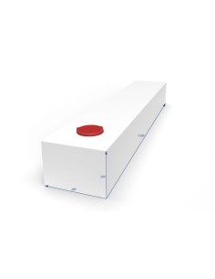 SERBATOIO ACQUA DA 84 LITRI COLORE BIANCO MISURE 28X20X150 2