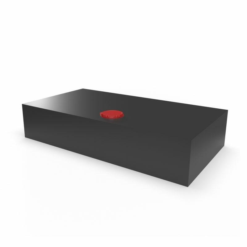 SERBATOIO ACQUA 120 LT COLORE NERO MISURE...