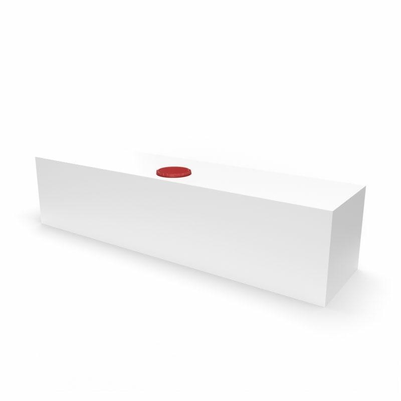 SERBATOIO ACQUA DA 100 LT COLORE BIANCO MISURE...
