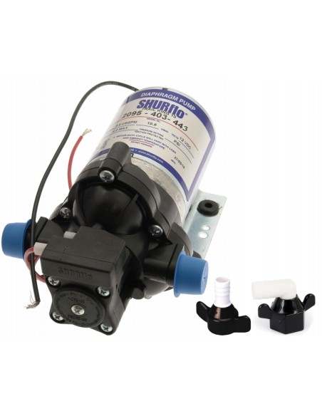 POMPA ACQUA SHURFLO 24 V DA 10 LITRI AL MINUTO