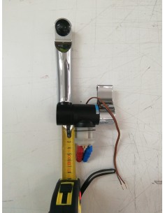 RUBINETTO MISCELATORE MONOFORO CROMATO CON MICROINTERRUTTORE 2