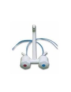 RUBINETTO MISCELATORE CON INTERRUTTORE BIANCO