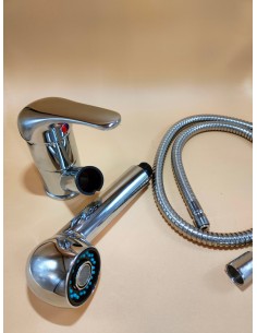 MISCELATORE MONOCOMANDO CON DOCCIA ESTRAIBILE