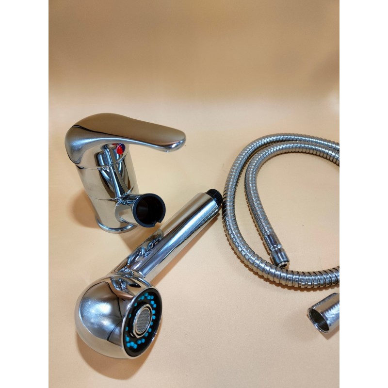 MISCELATORE MONOCOMANDO CON DOCCIA ESTRAIBILE