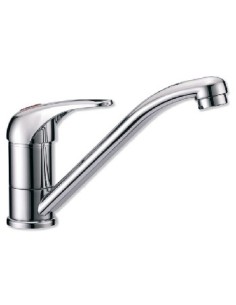 MISCELATORE MONOCOMANDO CANNA DA 21 CM CROMATO