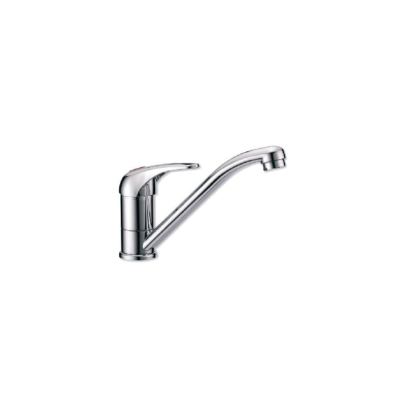MISCELATORE MONOCOMANDO CANNA DA 21 CM CROMATO