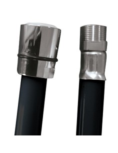 FLESSIBILE DI RICAMBIO IN PVC CON ATTACCHI 3/8  F 150 CM...