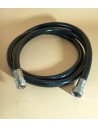 FLESSIBILE DI RICAMBIO IN PVC CON ATTACCHI 3/8 F 150 CM NERO
