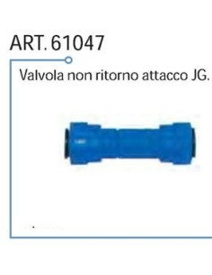 VALVOLA DI NON RITORNO ATTACCO JOHN GUEST DA 12 MM