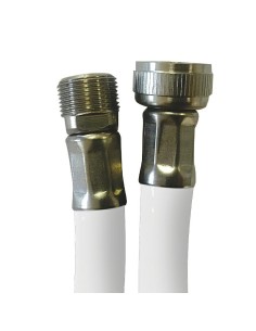 FLESSIBILE DI RICAMBIO IN PVC CON ATTACCHI 1/2  F 200 CM...