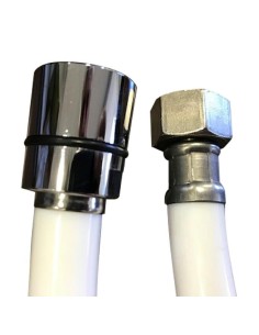 FLESSIBILE RICAMBIO PVC BIANCO 1/2 C X 3/8 F200 CM