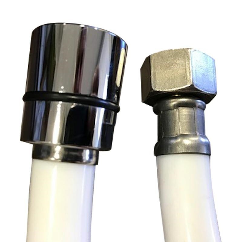 FLESSIBILE RICAMBIO PVC BIANCO 1/2 C X 3/8 F200 CM