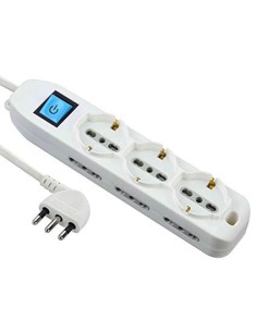 MULTIPRESA 6 USCITE  TRA CUI 3 SCHUKO SALVASPAZIO CON...