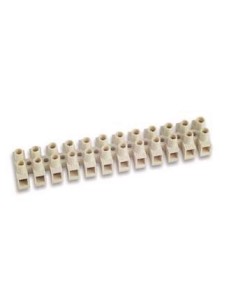 MORSETTIERA 12 POLI PER CAVI SEZIONE MAX 2,5 MM.