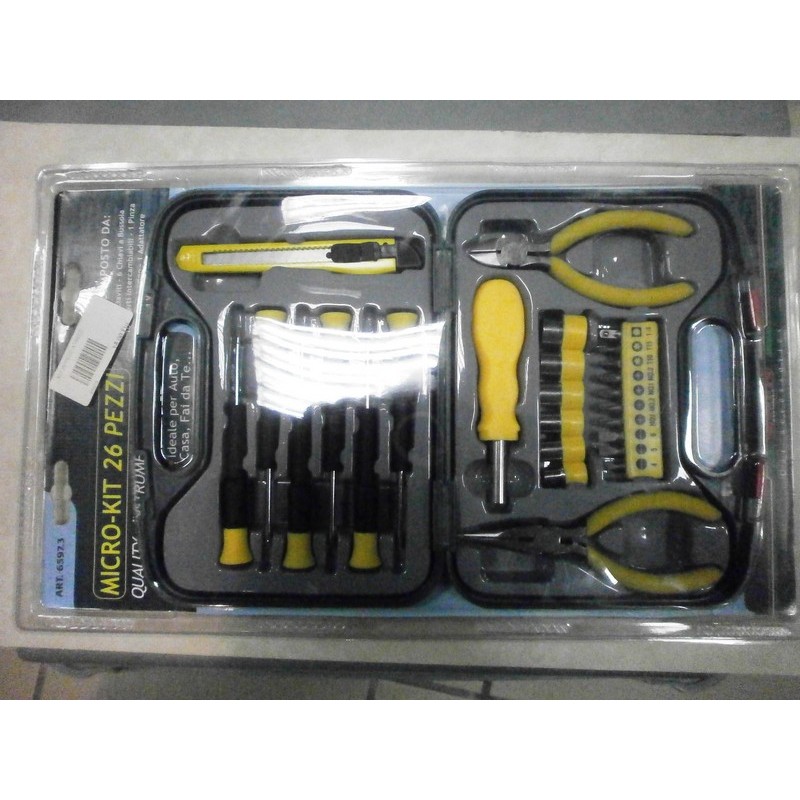 KIT  VALIGETTA 26 PEZZI ATTREZZI UTENSILI PER...