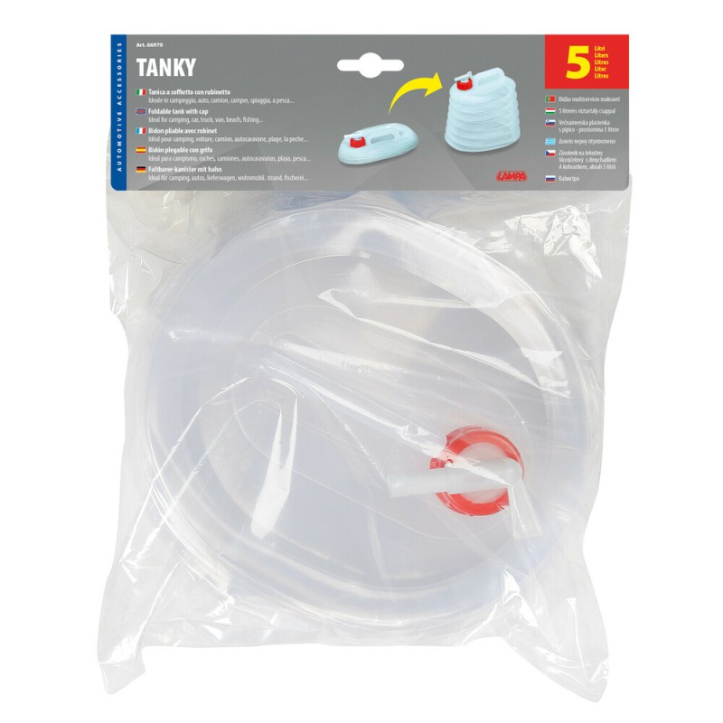 TANKY TANICA A SOFFIETTO CON RUBINETTO 5 LT