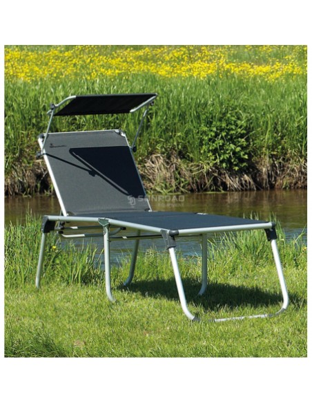 LETTINO DA SPIAGGIA CON PARASOLE MODELLO ISABELLA