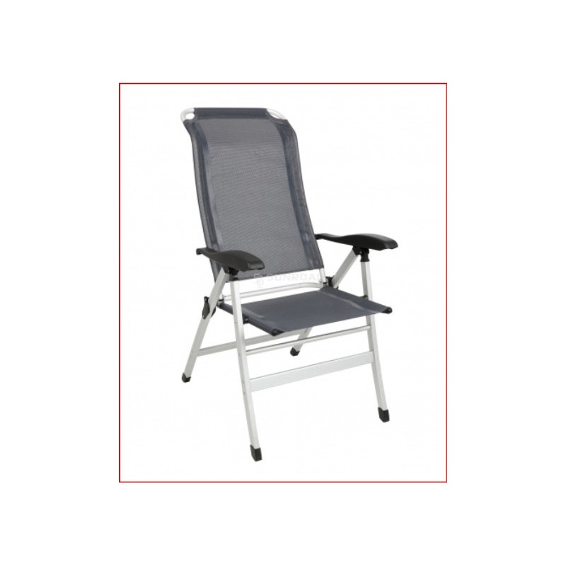 POLTRONA MULTIPOSIZIONE MIDLAND COLORE GRIGIO