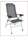 POLTRONA MULTIPOSIZIONE MIDLAND COLORE GRIGIO