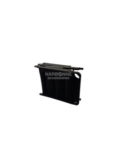 LETTINO  DA SPIAGGIA ALTO 48 CM COLORE NERO 2