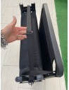 LETTINO DA SPIAGGIA ALTO 48 CM COLORE NERO